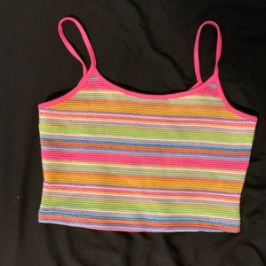 Beach crop tank top